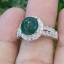 หยก พม่า แท้ Jade แหวนหยก 翡翠戒指 (Jadeite ring) 3.34 กะรัต (Cts.) (Size) 55 ดิบ ไม่ผ่านการปรับปรุง (Type A) พม่า (Myanmar)