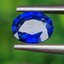 พลอย ไพลิน (Blue Sapphire) 1.00 กะรัต (Cts.) สีพิเศษ วิวิด บลู (Vivid Blue) พร้อมใบเซอร์ พลอยแท้ อัญมณีมงคลประจําวันเกิด เครื่องประดับพลอย