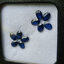 พลอย ไพลิน blue sapphire 6.41 กะรัต (Cts.) 10 เม็ด (Pcs.) พลอยแท้ อัญมณีมงคลประจําวันเกิด เครื่องประดับพลอย