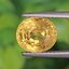 พลอย บุษราคัม yellow sapphire 4.04 กะรัต (Cts.) พลอยแท้ อัญมณีมงคลประจําวันเกิด เครื่องประดับพลอย