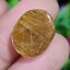 ไหมทอง ควอตซ์ Golden Rutilated Quartz 15.69 กะรัต Cts.พลอยแท้ อัญมณีมงคลประจําวันเกิด เครื่องประดับพลอย