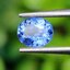 พลอย ไพลิน blue sapphire 0.87 กะรัต (Cts.) พลอยแท้ อัญมณีมงคลประจําวันเกิด เครื่องประดับพลอย