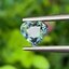 พลอย เขียวส่อง (Bluish Green Sapphire) 1.07 กะรัต (Cts.) ดิบ (Unheated) พร้อมใบเซอร์ พลอยแท้ อัญมณีมงคลประจําวันเกิด เครื่องประดับพลอย