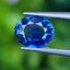 พลอย ไพลิน blue sapphire 1.28 กะรัต (Cts.) พลอยแท้ อัญมณีมงคลประจําวันเกิด เครื่องประดับพลอย