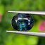 พลอย เขียวส่อง Green Sapphire 1.58 กะรัต (Cts.) ดิบ Unheated พลอยแท้ อัญมณีมงคลประจําวันเกิด เครื่องประดับพลอย