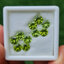 พลอย เพอริดอต Peridot 9.21 กะรัต (Cts.) 10 เม็ด (pcs.) พลอยแท้ อัญมณีมงคลประจําวันเกิด เครื่องประดับพลอย
