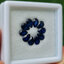พลอย ไพลิน blue sapphire 5.25 กะรัต (Cts.) 10 เม็ด (Pcs.) พลอยแท้ อัญมณีมงคลประจําวันเกิด เครื่องประดับพลอย