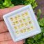 พลอย บุษราคัม yellow sapphire 5.05 กะรัต (Cts.) 20 เม็ด (Pcs.) พลอยแท้ อัญมณีมงคลประจําวันเกิด เครื่องประดับพลอย