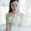 Pre-order ชุดราตรีสั้น เกาะอกพร้อมผ้าคลุมไหล่ ปักดิ้นรูปดอกไม้ทั้งชุด สวยหรู (ซิปหลัง)