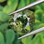 พลอย เขียวส่อง Green Sapphire 5.05 กะรัต (Cts.) พลอยแท้ อัญมณีมงคลประจําวันเกิด เครื่องประดับพลอย