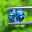 พลอย ไพลิน blue sapphire 2.99 กะรัต (Cts.) พร้อมใบเซอร์ พลอยแท้ อัญมณีมงคลประจําวันเกิด เครื่องประดับพลอย
