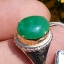 หยก พม่า แท้ Jade แหวนหยก 翡翠戒指 (Jadeite ring) 3.12 กะรัต (Cts.) ดิบ ไม่ผ่านการปรับปรุง (Type A) พม่า (Myanmar)