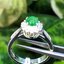 หยก พม่า แท้ Jade แหวนหยก (jadeite Ring) ดิบ (Size) 59 ไม่ผ่านการปรับปรุง (Type A) พม่า (Myanmar)