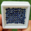 พลอย ไพลิน blue sapphire 13.12 กะรัต (Cts.) 72 เม็ด (pcs.) พลอยแท้ อัญมณีมงคลประจําวันเกิด เครื่องประดับพลอย