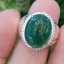 หยก พม่า แท้ Jade แหวนหยก 翡翠戒指 (Jadeite ring) 9.21 กะรัต (Cts.) Size 61 ดิบ ไม่ผ่านการปรับปรุง (Type A) พม่า (Myanmar)