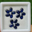 พลอย ไพลิน blue sapphire 8.74 กะรัต (Cts.) 15 เม็ด (Pcs.) พลอยแท้ อัญมณีมงคลประจําวันเกิด เครื่องประดับพลอย