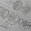 แผ่นรองสปริงคลัทช์ เวฟ110ไอ(เท้า)