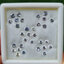พลอย ขาว ไวท์ แซฟไฟร์ White Sapphire 31 เม็ด 3.67 กะรัต (Cts.)พลอยแท้ อัญมณีมงคลประจําวันเกิด เครื่องประดับพลอย