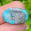 พลอย เทอควอยซ์ (Turquoise) 13.03 กะรัต Cts. พลอยแท้ อัญมณีมงคลประจําวันเกิด เครื่องประดับพลอย