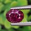 พลอย ทับทิม สยาม Siam Ruby sapphire 0.84 กะรัต ดิบ (Unheated) พร้อมใบเซอร์ (With Certificate) พลอยแท้ อัญมณีมงคลประจําวันเกิด เครื่องประดับพลอย