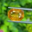 พลอย บุษราคัม yellow sapphire 3.67 กะรัต (Cts.) พลอยแท้ อัญมณีมงคลประจําวันเกิด เครื่องประดับพลอย