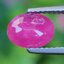 พลอย ทับทิม พม่า (Burmese Ruby Sapphire) 1.37 กะรัต พลอยแท้ อัญมณีมงคลประจําวันเกิด เครื่องประดับพลอย