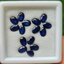 พลอย ไพลิน blue sapphire 8.74 กะรัต (Cts.) 15 เม็ด (Pcs.) พลอยแท้ อัญมณีมงคลประจําวันเกิด เครื่องประดับพลอย