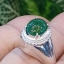 หยก พม่า แท้ Jade แหวนหยก 翡翠戒指 (Jadeite ring) 3.03 กะรัต (Cts.) (Size) 60ดิบ ไม่ผ่านการปรับปรุง (Type A) พม่า (Myanmar)