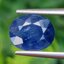 พลอย ไพลิน blue sapphire 3.14 กะรัต (Cts.) พลอยแท้ อัญมณีมงคลประจําวันเกิด เครื่องประดับพลอย