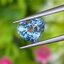 พลอย ไพลิน Blue Sapphire 1.33 กะรัต (Cts.) ดิบ (Unheated ) พร้อมใบเซอร์ (With Certificate) พลอยแท้ อัญมณีมงคลประจําวันเกิด เครื่องประดับพลอย