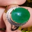 หยก พม่า แท้ Jade แหวนหยก 翡翠戒指 (Jadeite ring) 4.21 กะรัต (Cts.) ดิบ Size 62 ไม่ผ่านการปรับปรุง (Type A) พม่า (Myanmar)