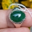 หยก พม่า แท้ Jade แหวนหยก 翡翠戒指 (Jadeite ring) 2.30 กะรัต (Cts.) (Size) 57 ดิบ ไม่ผ่านการปรับปรุง (Type A) พม่า (Myanmar)
