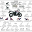 ชุดพลาสติกและเฟรมสี CBR150Rปี2010-14