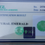 พลอย มรกต โคลัมเบีย Colombian Emerald 4.509 กะรัต (Cts.) พร้อมใบเซอร์ พลอยแท้ อัญมณีมงคลประจําวันเกิด เครื่องประดับพลอย