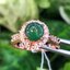 หยก พม่า แท้ Jade แหวนหยก (jadeite Ring) ดิบ (Size) 58 ไม่ผ่านการปรับปรุง (Type A) พม่า (Myanmar)