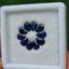 พลอย ไพลิน blue sapphire 5.25 กะรัต (Cts.) 10 เม็ด (Pcs.) พลอยแท้ อัญมณีมงคลประจําวันเกิด เครื่องประดับพลอย