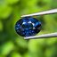 พลอย ไพลิน blue sapphire 1.11 กะรัต (Cts.) พลอยแท้ อัญมณีมงคลประจําวันเกิด เครื่องประดับพลอย
