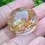 โป่งข่าม ควอตซ์ Rutilated Quartz 75.67 กะรัต Cts. พลอยแท้ อัญมณีมงคลประจําวันเกิด เครื่องประดับพลอย