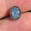 พลอย ไพลิน สตาร์ แซฟไฟร์ Blue Star Sapphire 5.87 กะรัต (Cts.) ดิบ Unheated พร้อมใบเซอร์ พลอยแท้ อัญมณีมงคลประจําวันเกิด เครื่องประดับพลอย