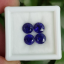 พลอย ไพลิน blue sapphire 4 เม็ด (pcs.) 4.62 กะรัต (Cts.) พลอยแท้ อัญมณีมงคลประจําวันเกิด เครื่องประดับพลอย
