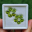 พลอย เพอริดอต Peridot 9.61 กะรัต (Cts.) 10 เม็ด (pcs.) พลอยแท้ อัญมณีมงคลประจําวันเกิด เครื่องประดับพลอย
