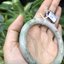 J05C0034 หยก พม่า แท้ Jade กำไลหยก 58 มม. (Jade bracelet) พม่า (Myanmar)