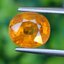 พลอย บุษราคัม Yellow Sapphire 3.90 กะรัต (Cts.) พลอยแท้ อัญมณีมงคลประจําวันเกิด เครื่องประดับพลอย