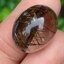 ไหมนาค ไหมจักรพรรดิ์ Rutilated Quartz 17.28 กะรัต Cts.พลอยแท้ อัญมณีมงคลประจําวันเกิด เครื่องประดับพลอย