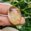 โป่งข่าม ควอตซ์ Rutilated Quartz 63.46 กะรัต Cts. พลอยแท้ อัญมณีมงคลประจําวันเกิด เครื่องประดับพลอย