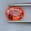 พลอย ออเรนจ์ แซฟไฟร์ Orange Sapphire 1.15 กะรัต (Cts.) พลอยแท้ อัญมณีมงคลประจําวันเกิด เครื่องประดับพลอย