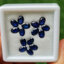 พลอย ไพลิน blue sapphire 8.74 กะรัต (Cts.) 15 เม็ด (Pcs.) พลอยแท้ อัญมณีมงคลประจําวันเกิด เครื่องประดับพลอย
