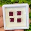 พลอย ทับทิม (Ruby Sapphire) 13.30 กะรัต (Cts.) 4 เม็ด (4 Pcs.) พลอยแท้ อัญมณีมงคลประจําวันเกิด เครื่องประดับพลอย