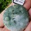 หยก พม่า แท้ Jade จี้หยก (jadeite) แกะสลักรูปมังกร ดิบ ไม่ผ่านการปรับปรุง (Type A) พม่า (Myanmar)