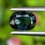 พลอย เขียวส่อง Green Sapphire 1.23 กะรัต (Cts.) ดิบ Unheated พลอยแท้ อัญมณีมงคลประจําวันเกิด เครื่องประดับพลอย